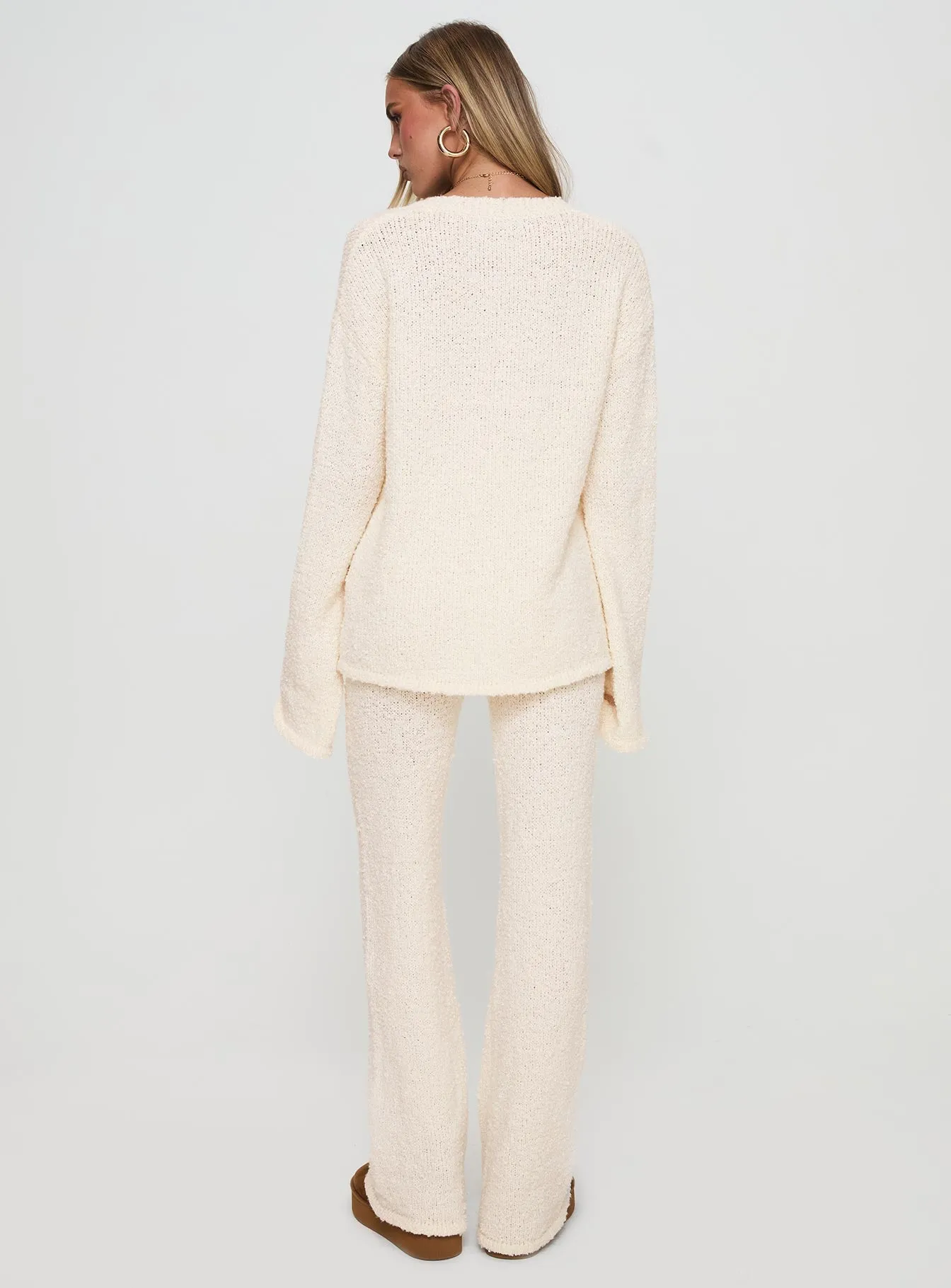 Slow Mover Boucle Lounge Set Cream sold by Princess Polly product image thumbnail 5