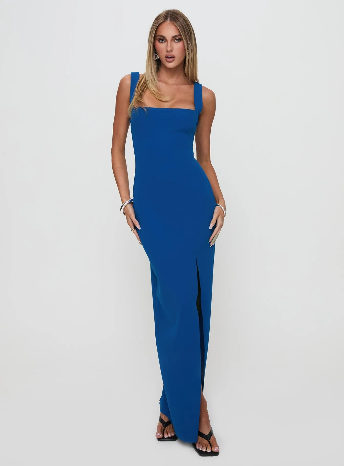 Bombshell Maxi Dress Cobalt sold by Princess Polly product image thumbnail 3