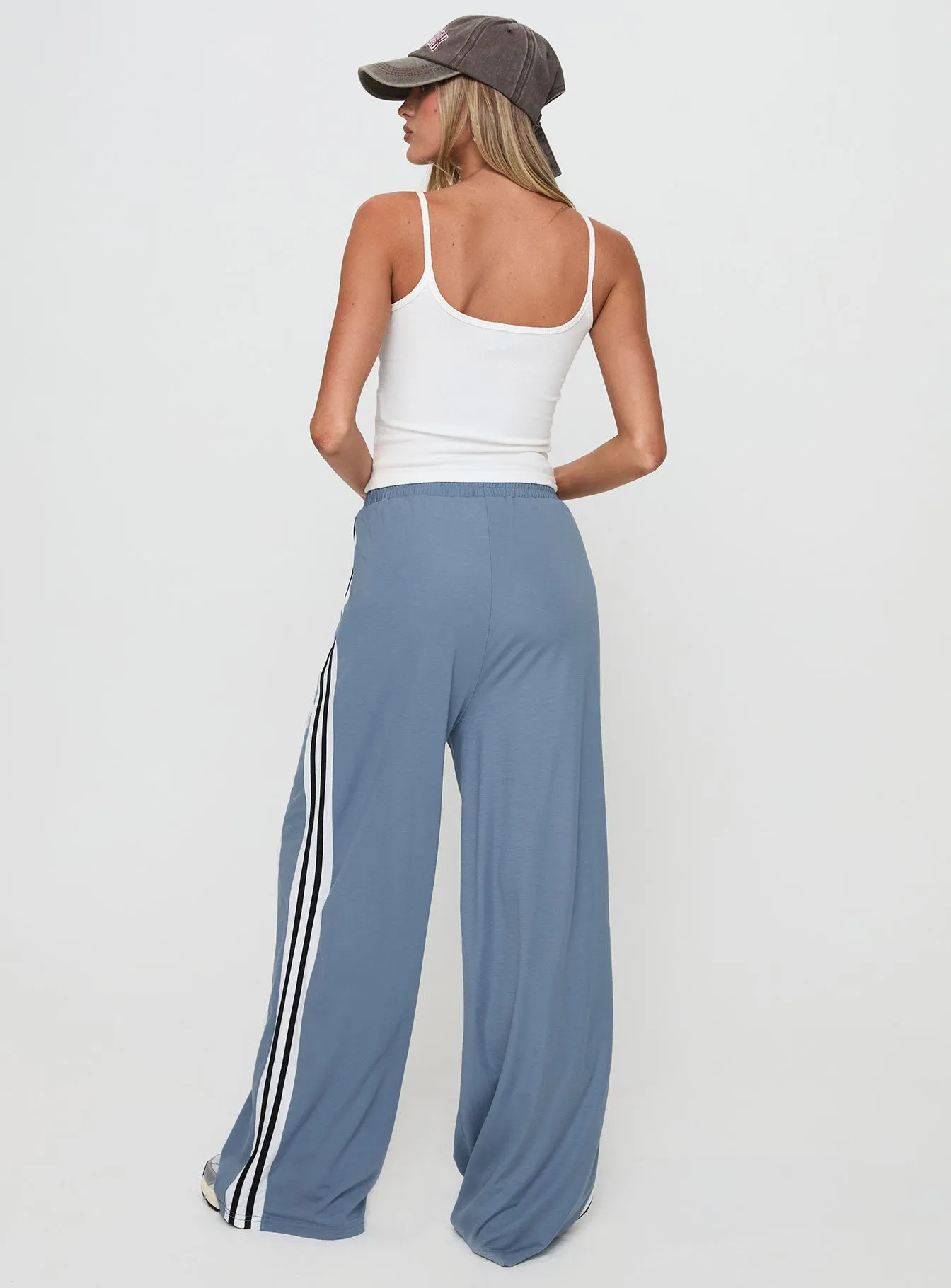Dime Track Pants Blue sold by Princess Polly product image thumbnail 5