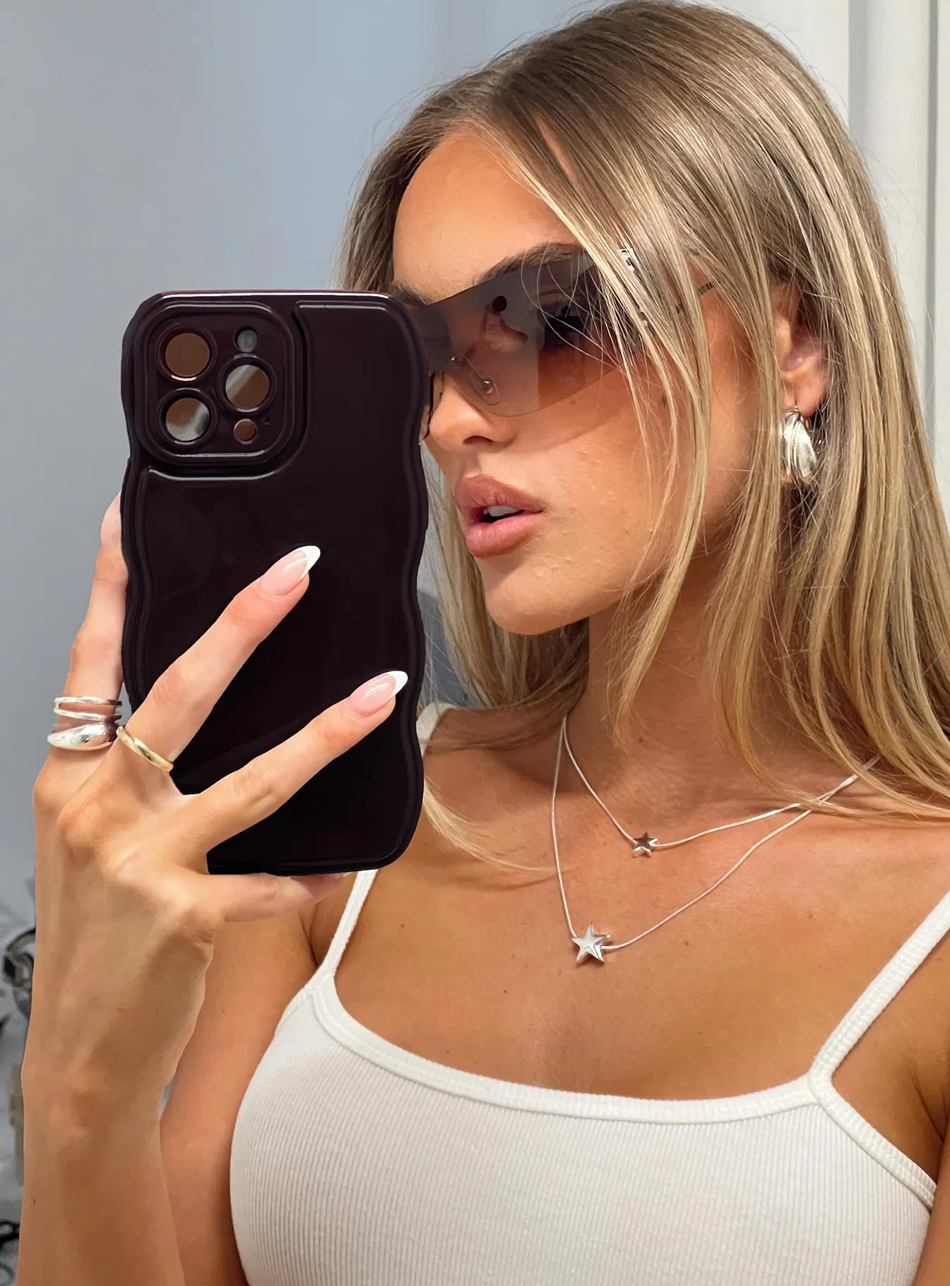 Ravenna Iphone Case Burgundy sold by Princess Polly