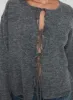 Frosty Knit Cardigan Grey sold by Princess Polly