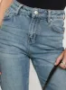 Farleigh High Rise Flared Jeans Blue sold by Princess Polly