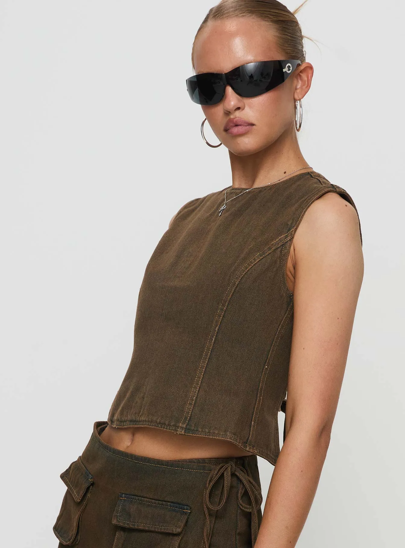 Countryside Top Petrol sold by Princess Polly product image thumbnail 3