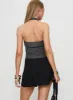 Yeva Pleat Mini Skirt Black sold by Princess Polly