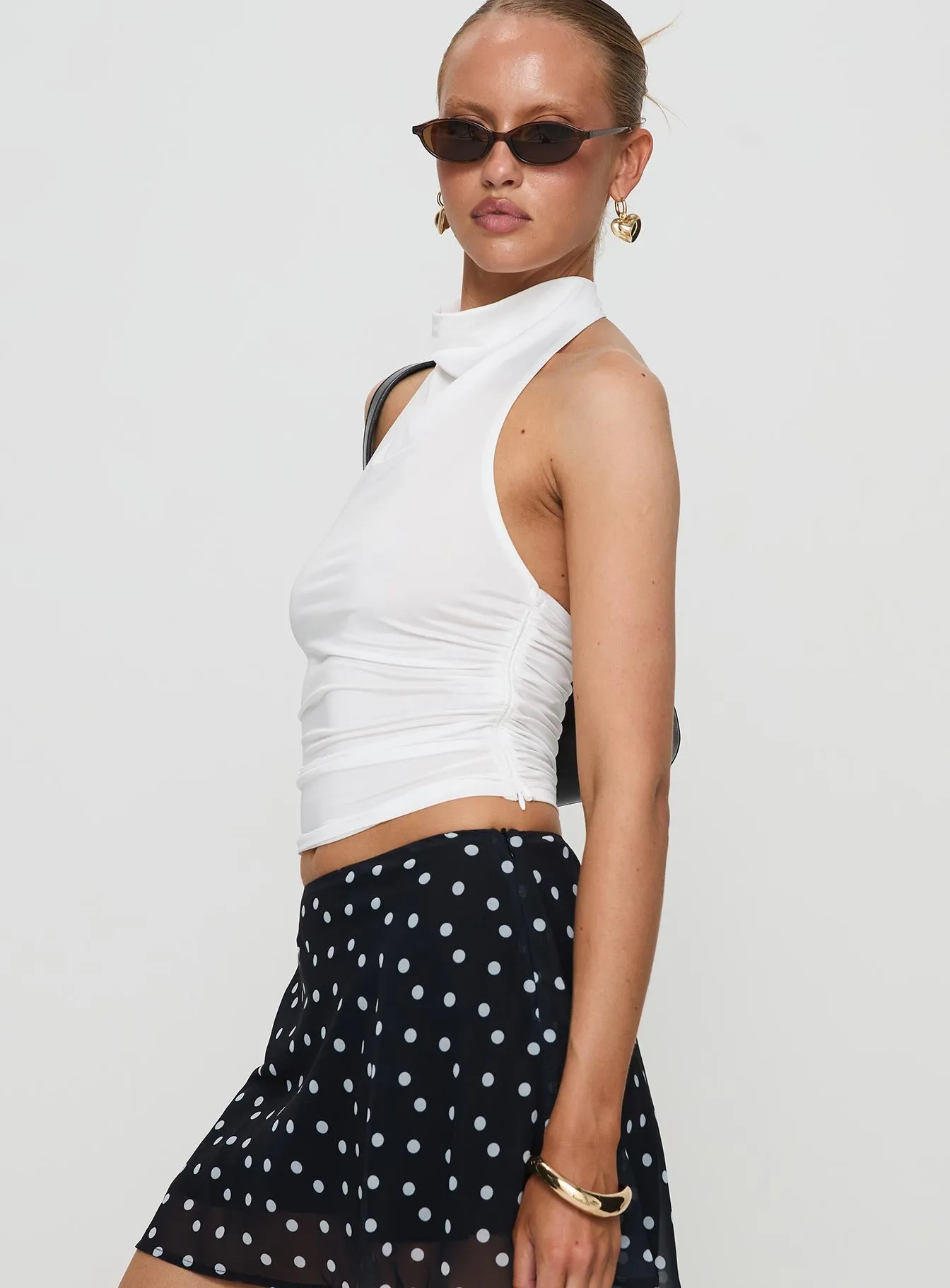 Giggle Top White sold by Princess Polly product image thumbnail 4