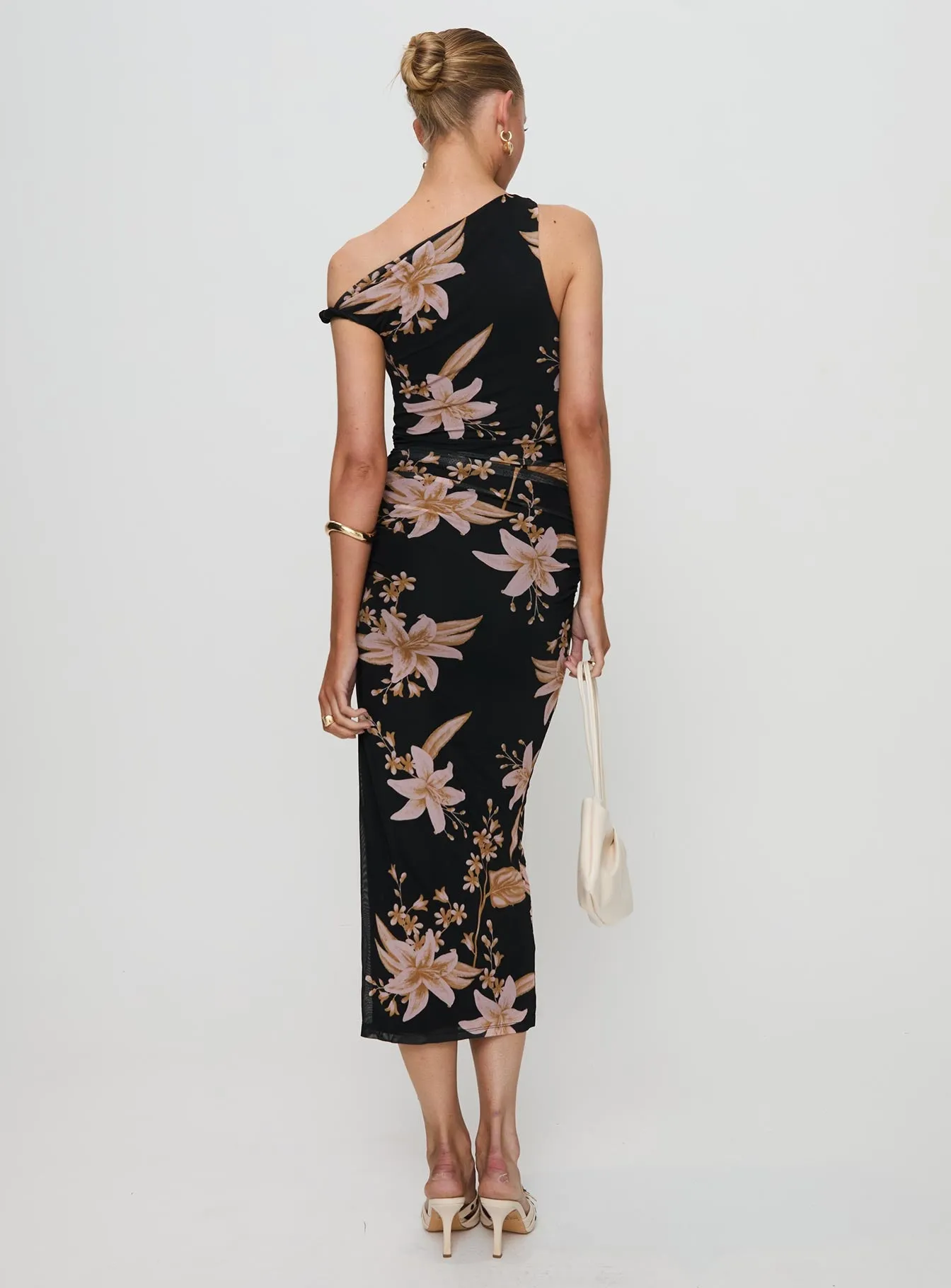 Goldrush Maxi Dress Black Floral sold by Princess Polly product image thumbnail 5
