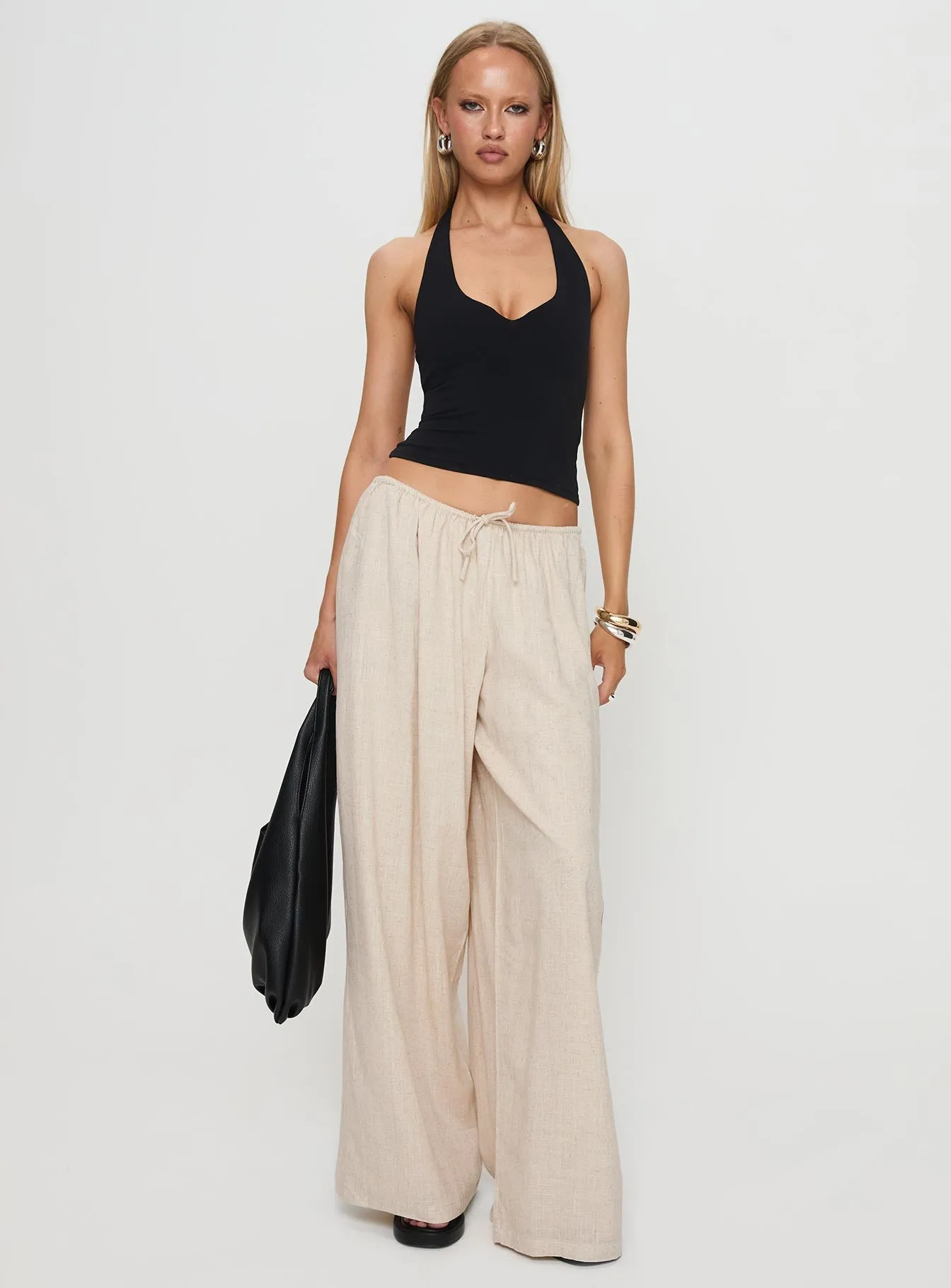 Beach Comber Linen Pant Beige sold by Princess Polly product image thumbnail 3