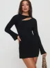 Cookson Mini Dress Black sold by Princess Polly