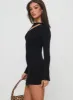 Cookson Mini Dress Black sold by Princess Polly