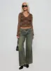 Pitter Long Sleeve Top Brown sold by Princess Polly