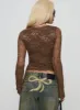 Pitter Long Sleeve Top Brown sold by Princess Polly