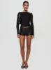 Born To Ride Shorts Washed Black sold by Princess Polly