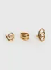 Sistine Ring Set Gold sold by Princess Polly