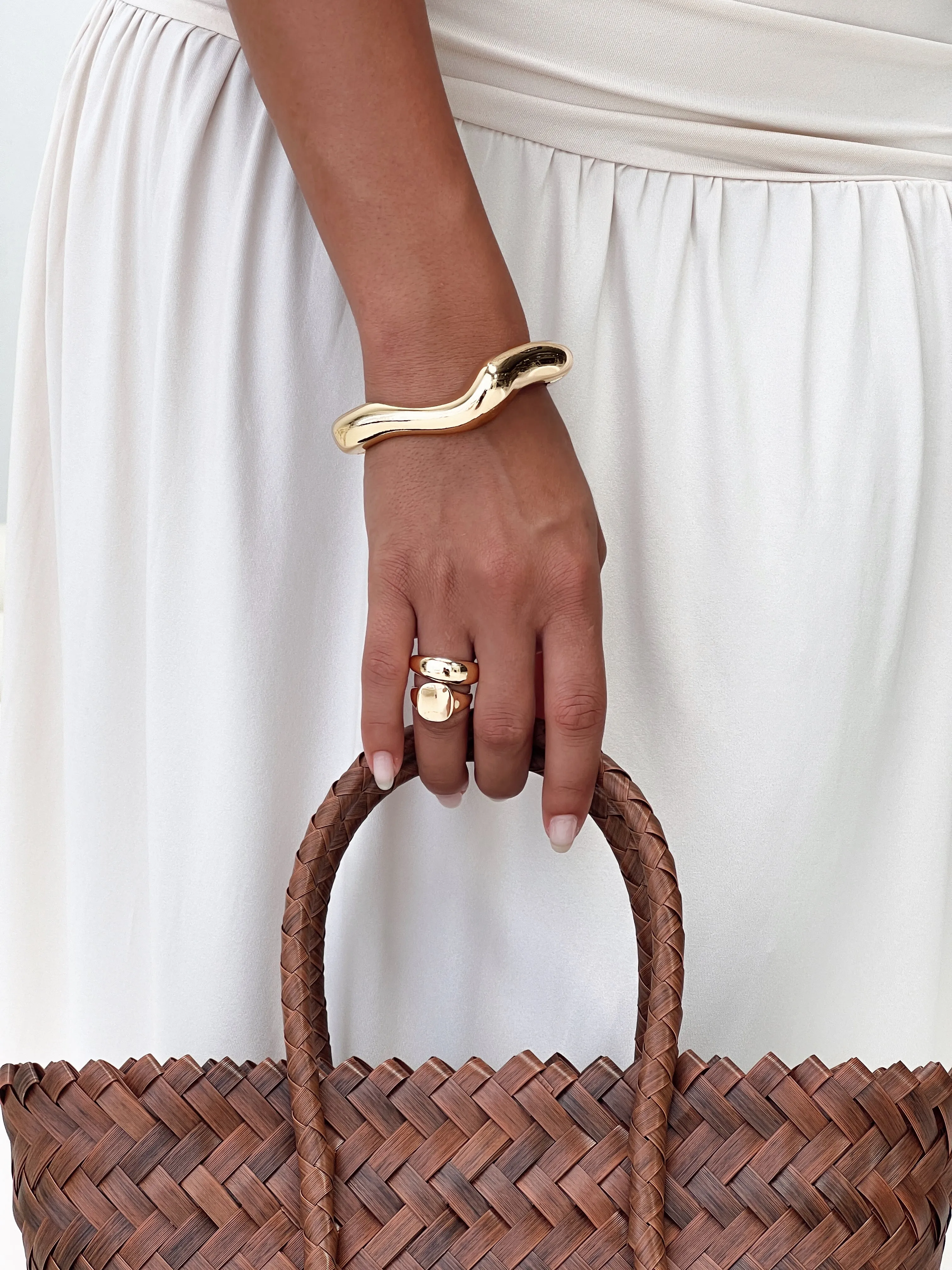 Melaina Bracelet Gold sold by Princess Polly