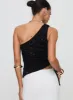 Sensua One Shoulder Top Black sold by Princess Polly