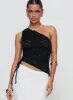 Sensua One Shoulder Top Black sold by Princess Polly