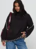 Leizure Turtleneck Knit Sweater Brown sold by Princess Polly