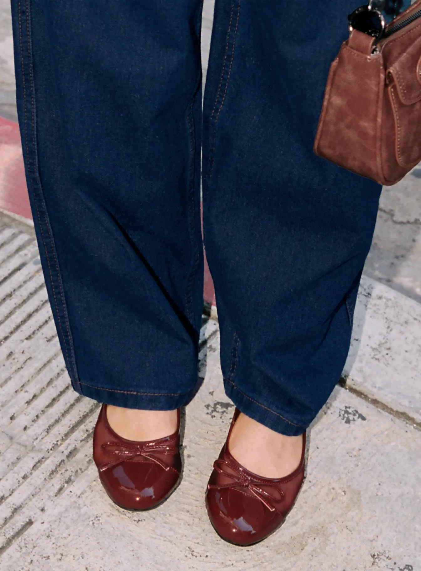 Therapy Ally Ballet Flats Cherry sold by Princess Polly