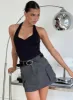 Lieutenant Cargo Mini Skirt Slate sold by Princess Polly