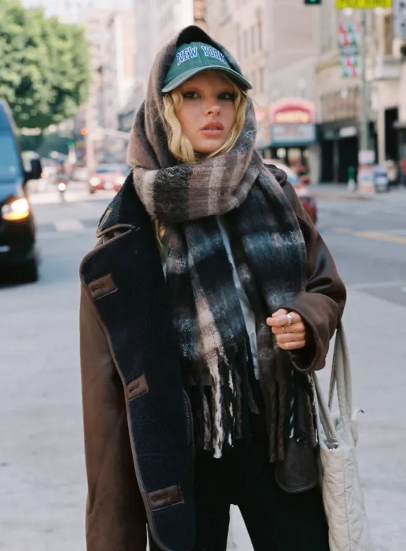 Eunoia Scarf Beige / Brown sold by Princess Polly