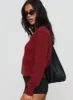 With A Bow Cardigan Red sold by Princess Polly