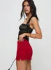 Gigi Lace Skort Red sold by Princess Polly