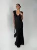 Butacup Frill Maxi Dress Black sold by Princess Polly