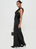 Butacup Frill Maxi Dress Black sold by Princess Polly