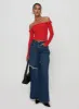 Dusky Long Sleeve Top Red sold by Princess Polly