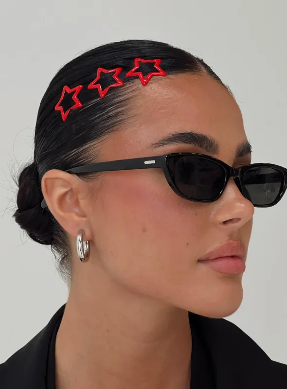 Starhaven Clip Set Red sold by Princess Polly