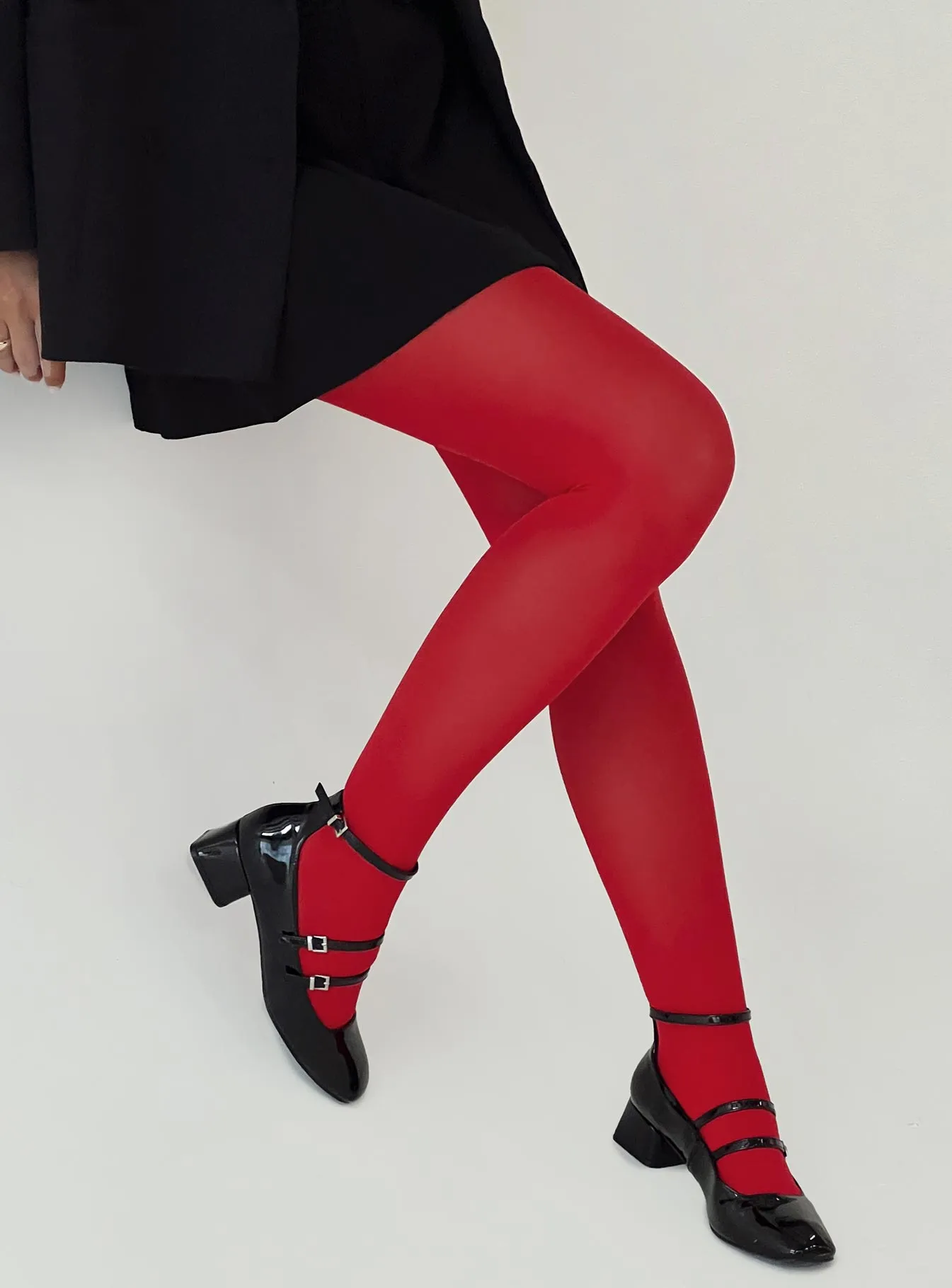 Serenata Stockings Red sold by Princess Polly