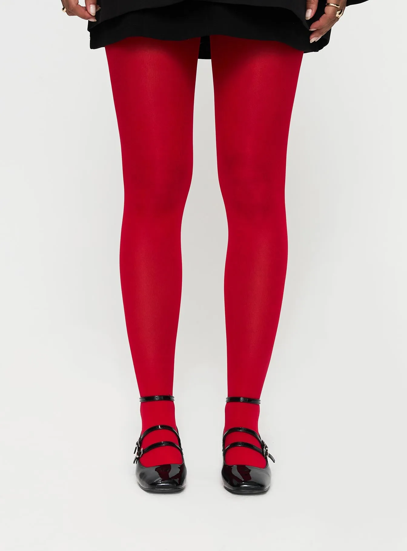 Serenata Stockings Red sold by Princess Polly product image thumbnail 2