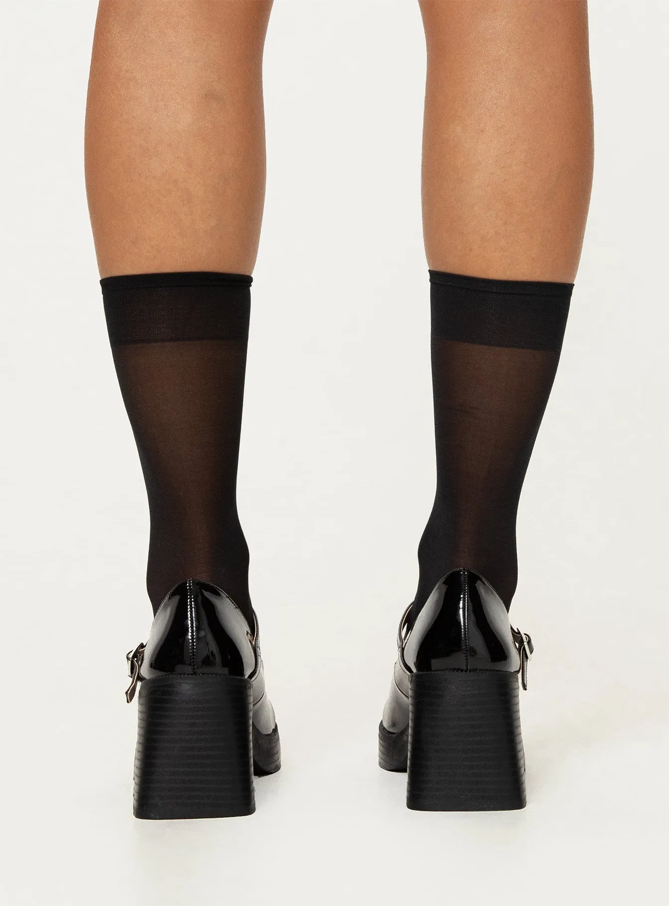 Regie Heels Black sold by Princess Polly product image thumbnail 4