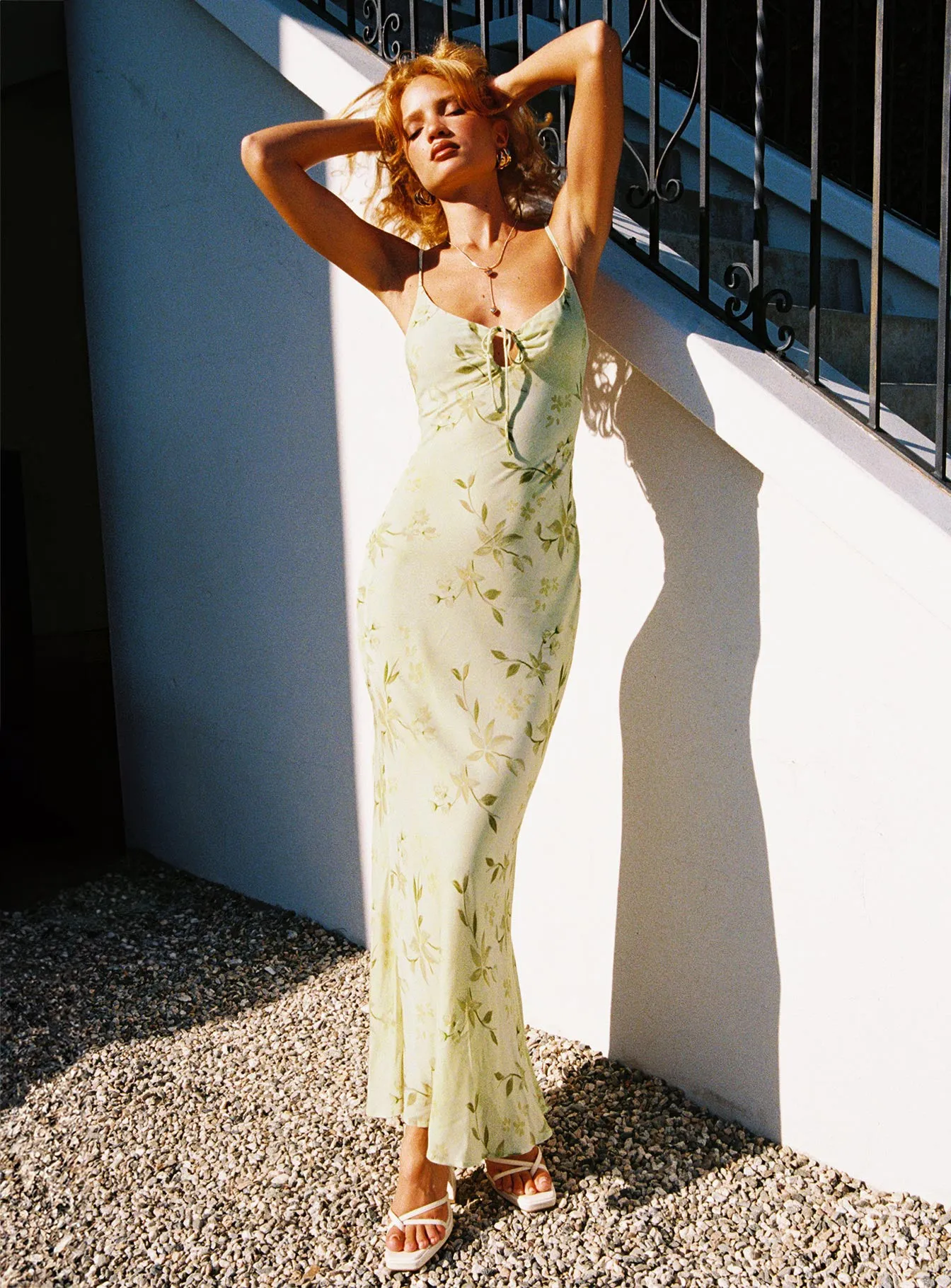 Lauraline Maxi Dress Green / Floral sold by Princess Polly product image thumbnail 2