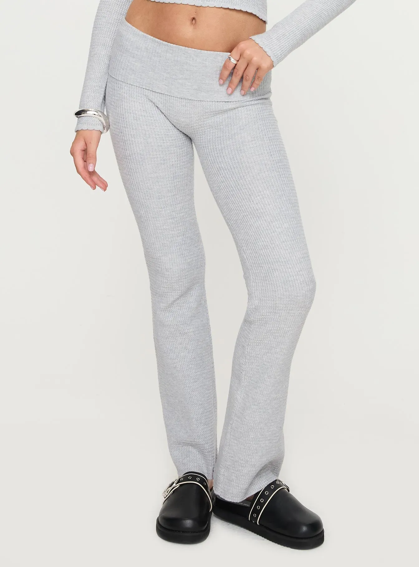 Closed Eyes Flared Pant Grey sold by Princess Polly product image thumbnail 2