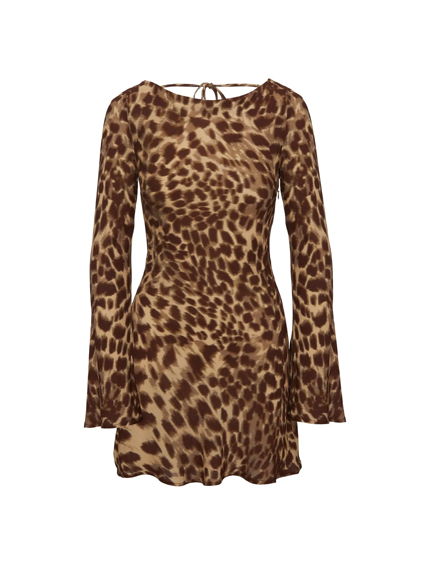 Halo Bias Mini Dress Leopard Tall sold by Princess Polly product image thumbnail 5