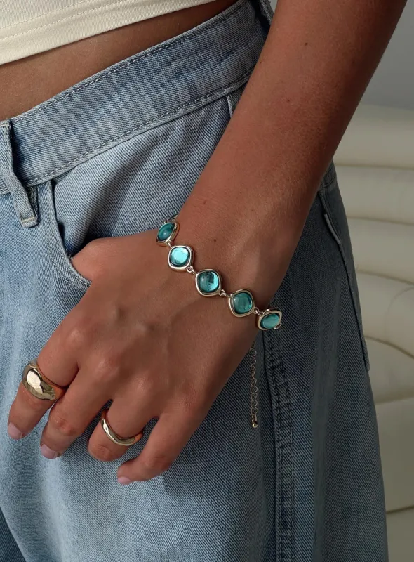 Nadene Bracelet Gold sold by Princess Polly