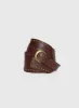 Buccaneer Belt Brown / Gold sold by Princess Polly