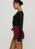 Volley Mini Skort Cherry Red sold by Princess Polly