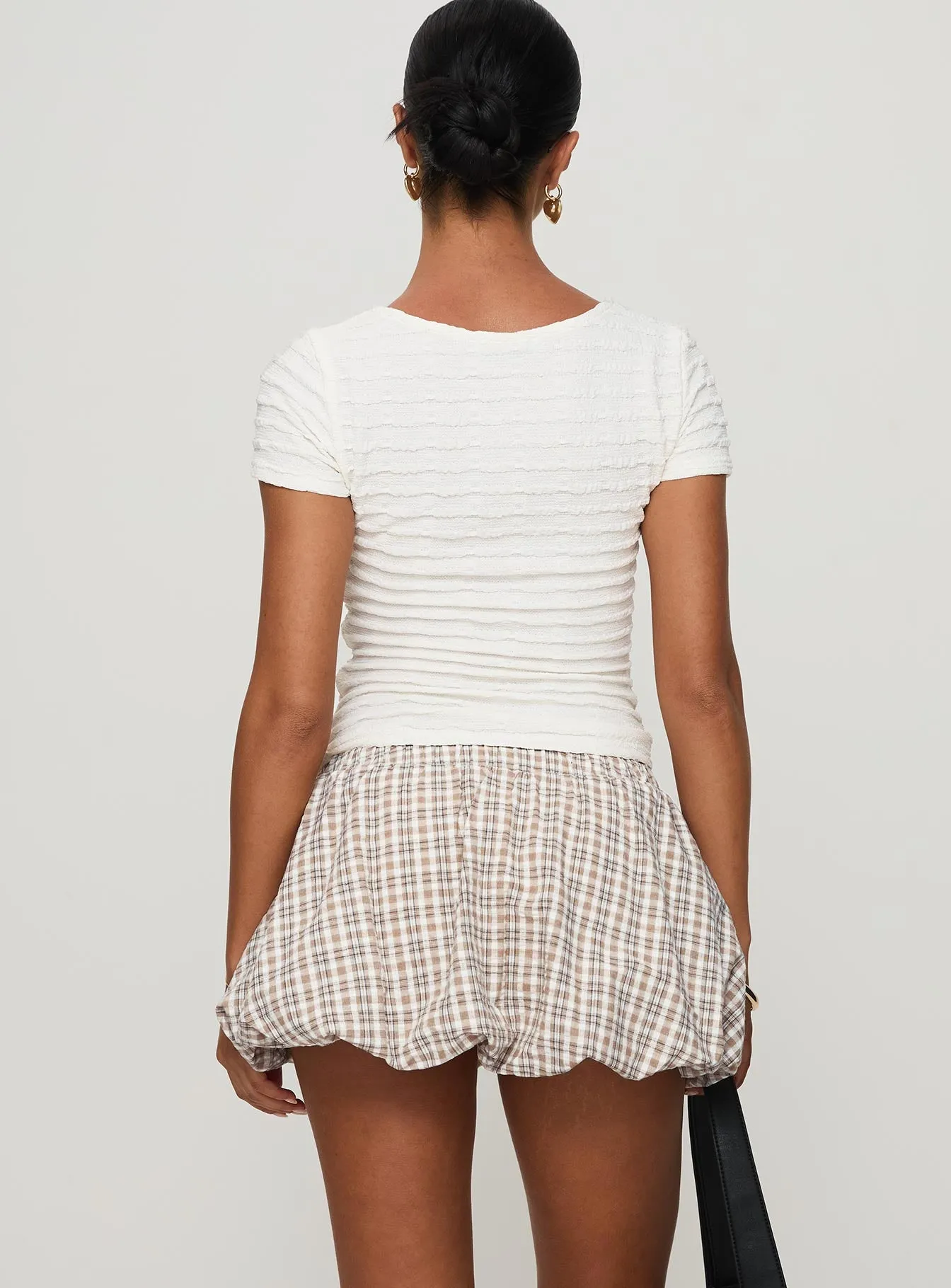 Cydnee Bubble Hem Mini Skort Multi sold by Princess Polly product image thumbnail 5