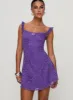 Beacall Mini Dress Purple sold by Princess Polly