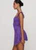 Beacall Mini Dress Purple sold by Princess Polly