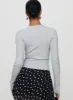 Suzu Long Sleeve Knit Top Grey sold by Princess Polly