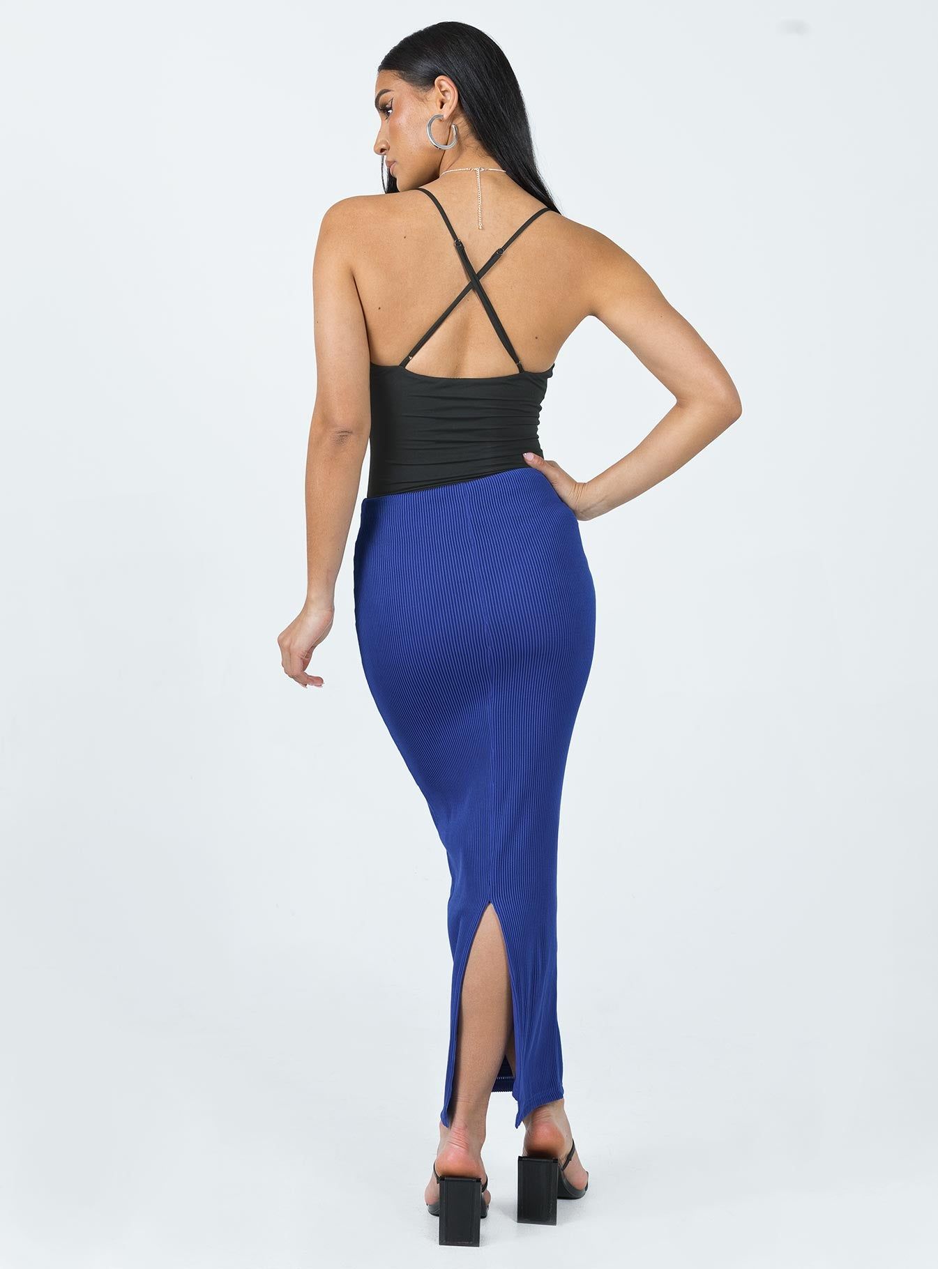 Salte Maxi Skirt Blue sold by Princess Polly product image thumbnail 4