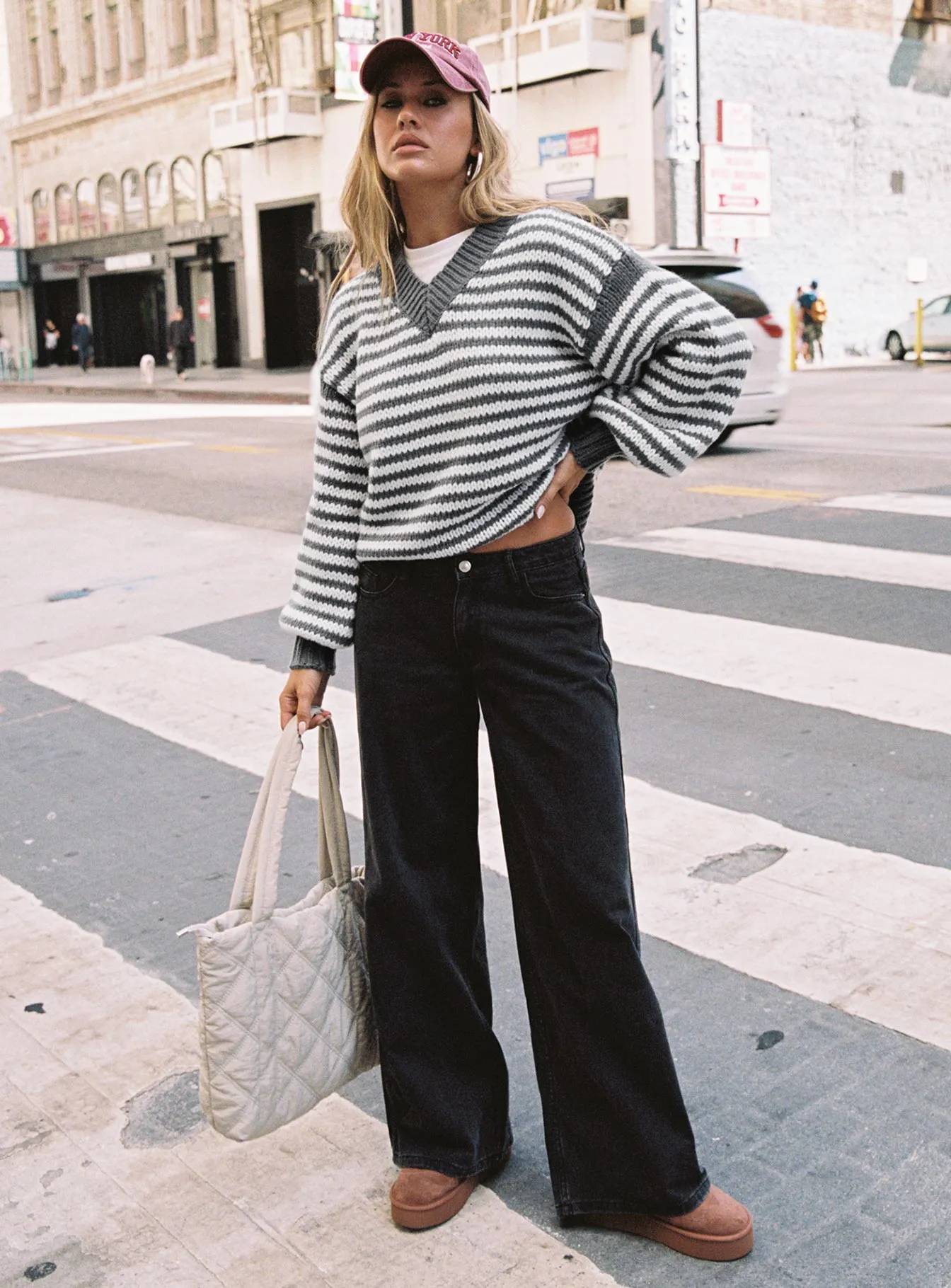 Ramos Low Rise Denim Jeans Washed Black Tall sold by Princess Polly