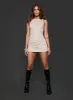 Yumiko Romper Cream Tall sold by Princess Polly