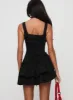 Shantelle Romper Black Tall sold by Princess Polly