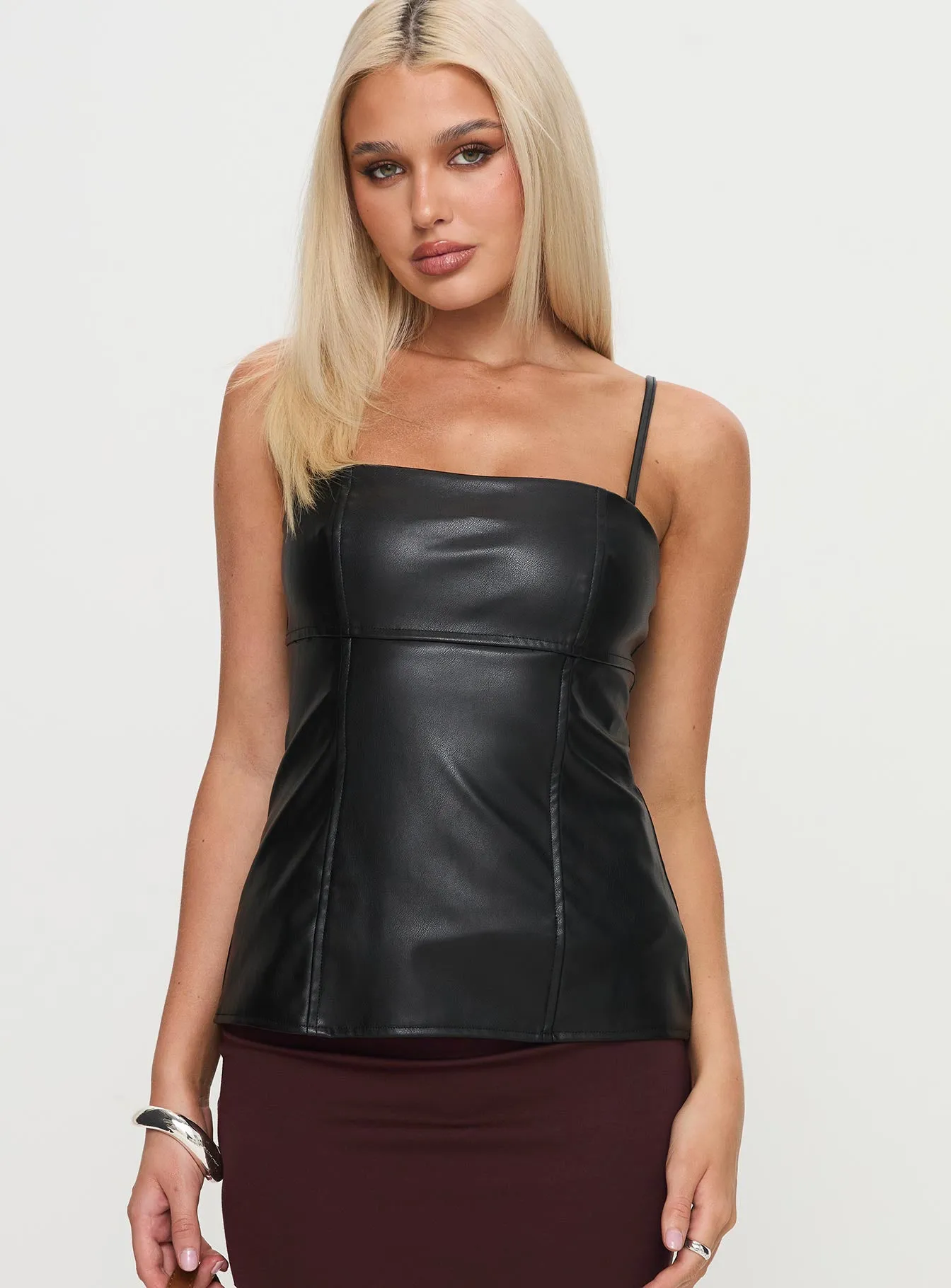 Manique Top Black sold by Princess Polly product image thumbnail 2