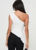Vulnerable One Shoulder Top White sold by Princess Polly