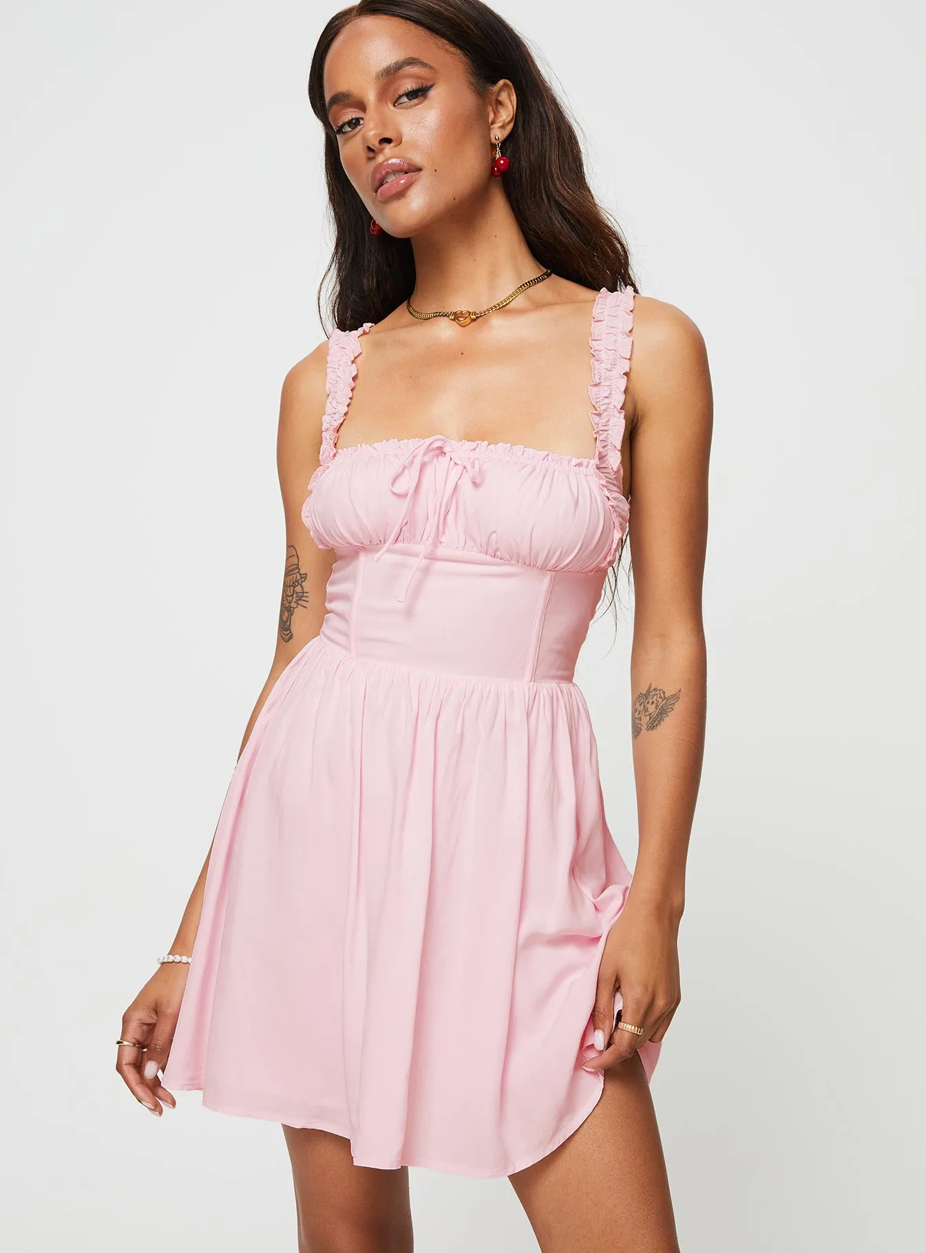 Keltie Mini Dress Pink sold by Princess Polly product image thumbnail 2